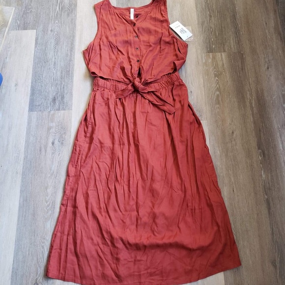 NWT ARIZONA WOVEN MIDI DRESS - Picture 5 of 13